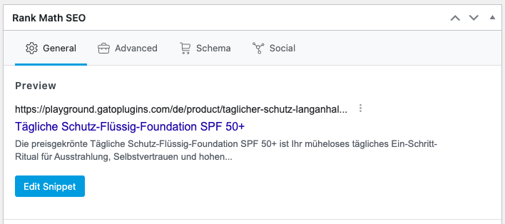 SEO title และคำอธิบายที่แปลแล้ว
